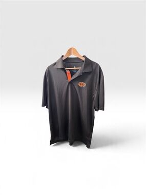 Oklahoma State Cowboys OSU Levelwear Men’s XL Black Polo NCAA Golf